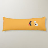 Schattige groen en Oranje monster 2-zijdig Lichaamskussen (Voorkant)