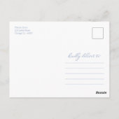 Schattige groen eucalyptus Vrijgezellenfeest dank  Briefkaart (Achterkant)