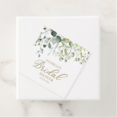 Schattige groen Eucalyptus Waterverf Vrijgezellenf Bedankjes Labels (In situ)