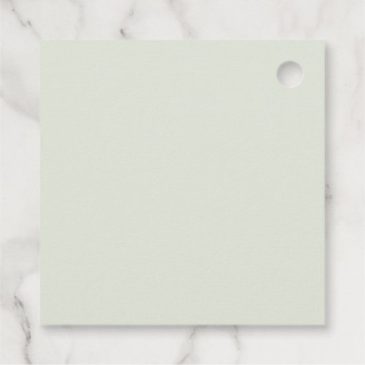 Schattige groen Eucalyptus Waterverf Vrijgezellenf Bedankjes Labels (Achterkant)