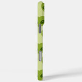 Schattige groen hartvormig buitenaards hoofdpatroo Case-Mate iPhone case (Achterkant / Rechts)