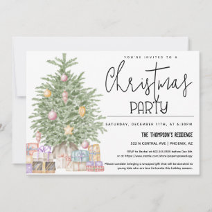 Schattige groen kerstfeest kerstfeest kerstboom ca kaart