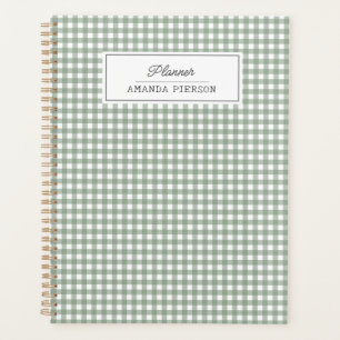 Schattige Groen Plaid Gepersonaliseerde Ideeën Boe Planner