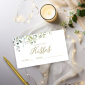 Schattige groen raden hoeveel kussen Kaarten