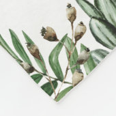 Schattige groen wild Oerwoud safari dieren kwekeri Fleece Deken (Hoek)