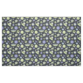 Schattige groene Aliens Space verzendt UFO-Kindere Stof (Fat Quarter)