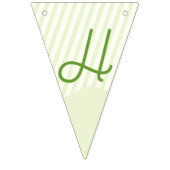 Schattige groene Axolotl Boba Tea Kids Verjaardag Vlaggetjes (Tweede vlag)