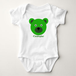 Schattige Groene Beer Romper