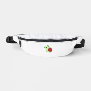 Schattige groene blozende aardbei schildpad Klassi Heuptasje
