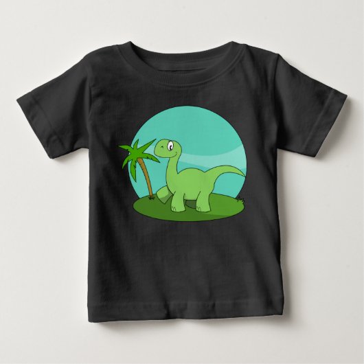 Schattige Groene Dinosaurus (Voorkant)