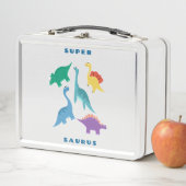 Schattige groene dinosaurus Kinder T-shirt (In situ)