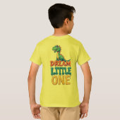 Schattige Groene Dinosaurus T-shirt (Achterkant volledig)