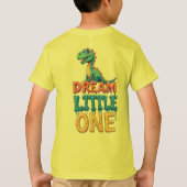 Schattige Groene Dinosaurus T-shirt (Achterkant)