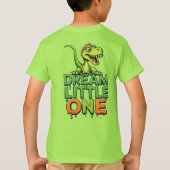 Schattige Groene Dinosaurus T-shirt (Achterkant)