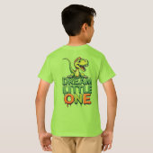 Schattige Groene Dinosaurus T-shirt (Achterkant volledig)