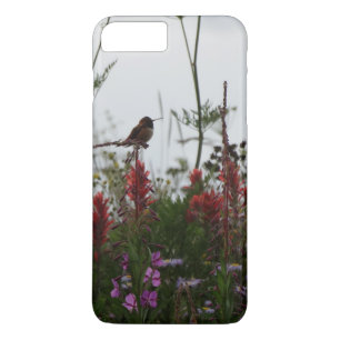 schattige groene Hummingbird in Dusk Case-Mate iPhone Case