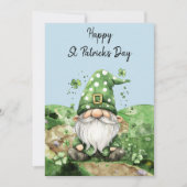 Schattige Groene Kabouters voor St. Patrick's Dag Feestdagenkaart (Voorkant)