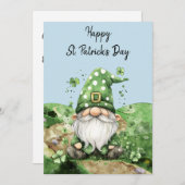 Schattige Groene Kabouters voor St. Patrick's Dag Feestdagenkaart (Voorkant / Achterkant)