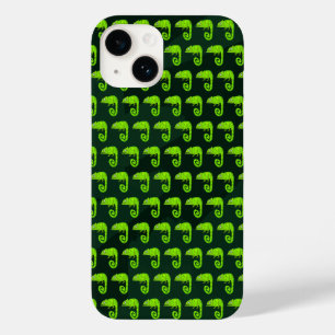 Schattige Groene Kameleon Illustratie Tropisch Rep Case-Mate iPhone 14 Hoesje