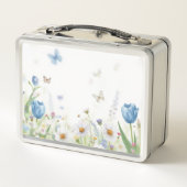 Schattige groene lente bloem wilde bloem boeket mo (Achterkant)