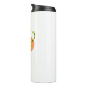 Schattige groene natuur leguanhagedis thermosbeker (Geroteerd rechts)