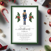 Schattige Groene Notenkraker Kerstfeest Kaart
