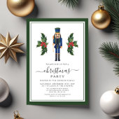 Schattige Groene Notenkraker Kerstfeest Kaart