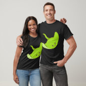 Schattige groene pijlstaartrog t-shirt (Unisex)
