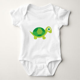 Schattige Groene Schildpad Baby Bodysuit voor Pasg