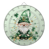 Schattige groene St. Patrick's Day Gnomes Dartbord (Voorkant)