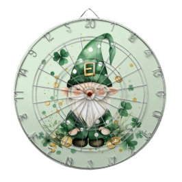 Schattige groene St. Patrick's Day Gnomes Dartbord