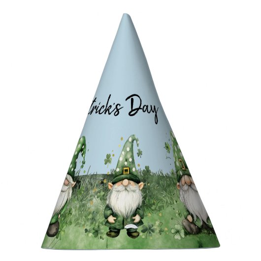 Schattige groene St. Patrick's Day Gnomes Feesthoedjes (Rechts)