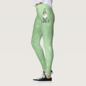 Schattige groene St. Patrick's Day Gnomes Leggings (Links)
