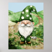 Schattige groene St. Patrick's Day Gnomes Poster (Voorkant)