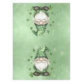 Schattige groene St. Patrick's Day Gnomes Tafelkleed (Voorkant)