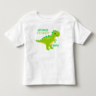 Schattige Groene T-Rex Dinosaurussen Kinderen Kinder Shirts
