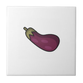 Schattige groentenpatroon tegeltje