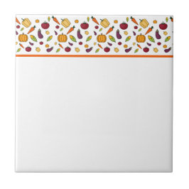 Schattige groentenpatroon tegeltje