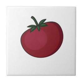 Schattige groentenpatroon tegeltje