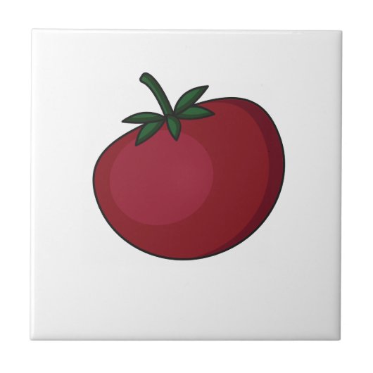 Schattige groentenpatroon tegeltje (Voorkant)