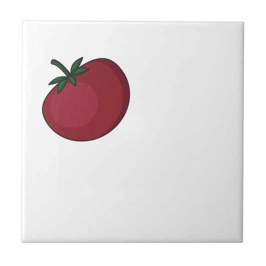 Schattige groentenpatroon tegeltje (Voorkant)