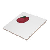 Schattige groentenpatroon tegeltje (Zijkant)