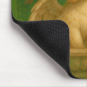 Schattige, grootoogig, baby unisus, pegasus eenhoo muismat (Hoek)