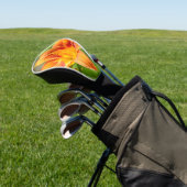 Schattige grote lelie bloem foto golfheadcover (Insitu)