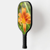 Schattige grote lelie bloem foto pickleball paddle (Links)