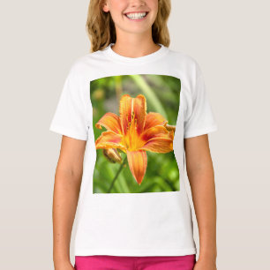Schattige grote lelie bloem foto t-shirt