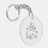 Schattige grote zus sleutelhanger (Voorkant Links)