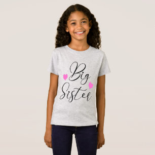 Schattige grote zus t-shirt