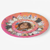 Schattige Guinee Pigs Verjaardagspapier Bord (Gekanteld)