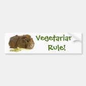 Schattige Guinee-Varkens Eatselderij Fotografie Bumpersticker (Voorkant)